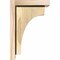 Ekena Millwork Huntington Rough Sawn Corbel w/Backplate, Douglas Fir, 6"W x 8"D x 12"H COR06X08X12HUN01RDF - alternate 2